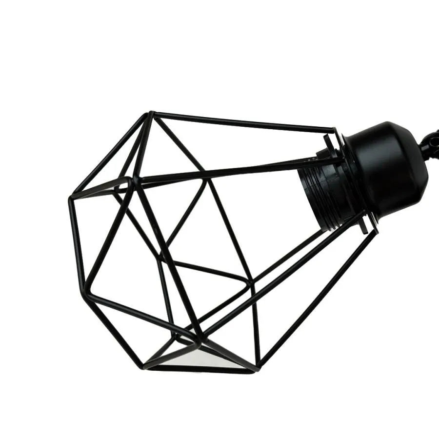 Aethra Chandelier, 1x E27, Metal, Black Industrial Chandeliers Προεπιλεγμένος τίτλος Alessandro Design