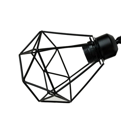 Lustra Ailyn 3x E27 Black Luster Industrial Προεπιλεγμένος τίτλος Alessandro Design