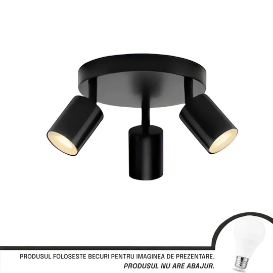 Joom Chandelier with Round Projectors, 3 X GU10, Black Modern Chandeliers Προεπιλεγμένος τίτλος Alessandro Design