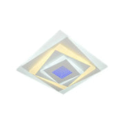Πολυέλαιος LED NIVARA RGB 3D 40W, Κρύο/Ζεστό/Ουδέτερο φως, Λευκό