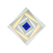 Πολυέλαιος LED NIVARA RGB 3D 40W, Κρύο/Ζεστό/Ουδέτερο φως, Λευκό