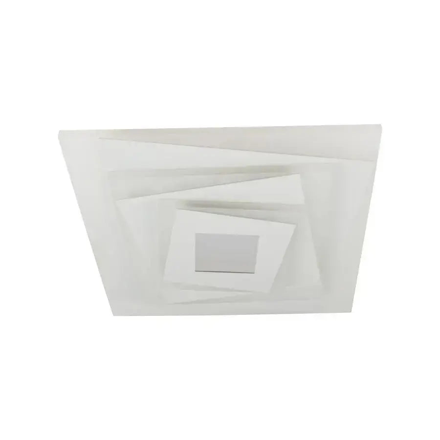 Πολυέλαιος LED NIVARA RGB 3D 40W, Κρύο/Ζεστό/Ουδέτερο φως, Λευκό