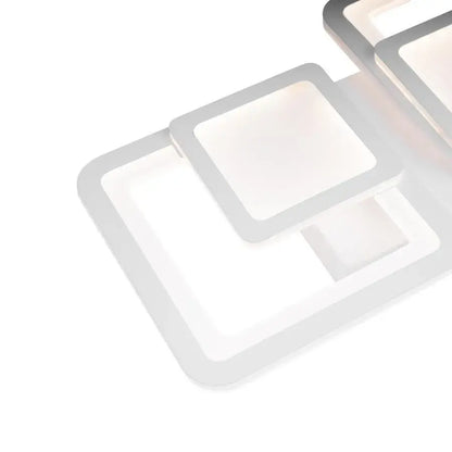 Πολυέλαιος LED με τηλεχειριστήριο BALANS 44W, 2 τετράγωνα, κρύο/θερμ/ουδέτερο φως, ρυθμιζόμενο, λευκός πολυέλαιος LED με τηλεχειριστήριο Προεπιλεγμένος τίτλος Alessandro Design