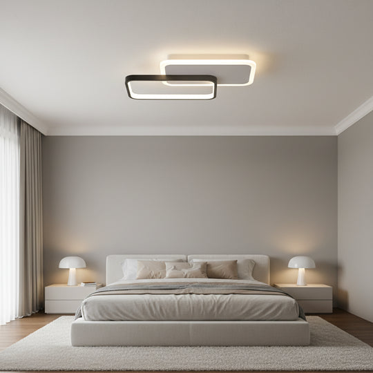 CAROLINA LED Πολυέλαιος 31W, 2 Στοιχείων, Κρύο/Ζεστό/Ουδέτερο φως, Μαύρο