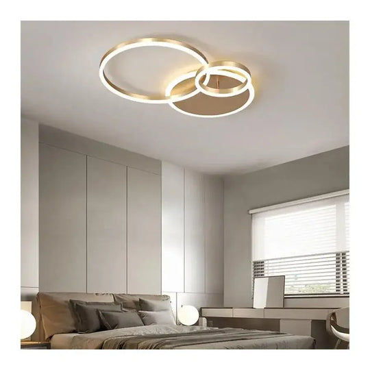 Πολυέλαιος LED με Τηλεχειριστήριο MYRENE 110W, 2 κύκλοι, κρύο/θερμ/ουδέτερο φως, ρυθμιζόμενο, χρυσοί πολυέλαιοι LED με τηλεχειριστήριο Προεπιλεγμένος τίτλος Alessandro Design