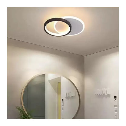 Πολυέλαιος MARIO LED 24W, Κρύο/Ζεστό/Ουδέτερο φως Μαύρο Λευκό