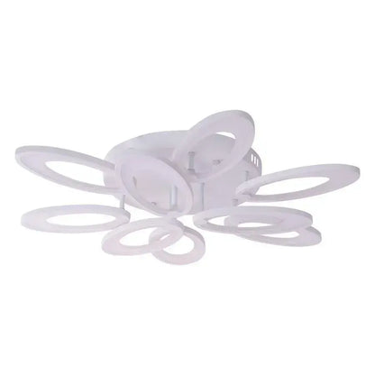 Πολυέλαιος LED με τηλεχειριστήριο SUNFLOWER 98W, 9 Στοιχεία, Κρύο/Ζεστό/Ουδέτερο φως, Ρυθμιζόμενο, Λευκοί πολυέλαιοι LED με τηλεχειριστήριο Προεπιλεγμένος τίτλος Alessandro Design
