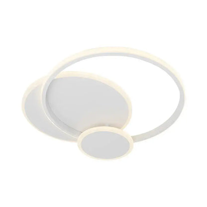 Πολυέλαιος LED με τηλεχειριστήριο SILVIAN, 58W, 3 κύκλοι, κρύο/θερμό/ουδέτερο φως, ρυθμιζόμενο, λευκός πολυέλαιος LED με τηλεχειριστήριο Προεπιλεγμένος τίτλος Alessandro Design