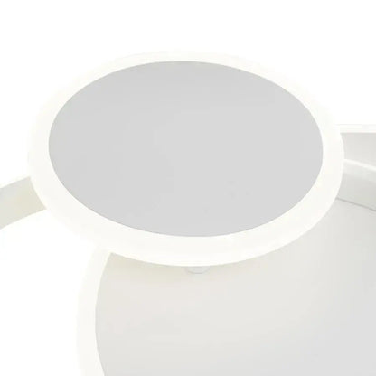 Πολυέλαιος LED με τηλεχειριστήριο SILVIAN, 58W, 3 κύκλοι, κρύο/θερμό/ουδέτερο φως, ρυθμιζόμενο, λευκός πολυέλαιος LED με τηλεχειριστήριο Προεπιλεγμένος τίτλος Alessandro Design