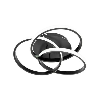 Πολυέλαιος LED με τηλεχειριστήριο VECTOR VORTEX 96W, 3 Στοιχεία, Κρύο/Ζεστό/Ουδέτερο φως, Ρυθμιζόμενο, Μαύροι πολυέλαιοι LED με τηλεχειριστήριο Προεπιλεγμένος τίτλος Alessandro Design