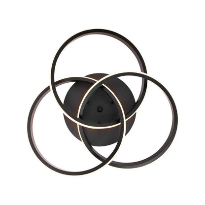Πολυέλαιος LED με τηλεχειριστήριο VECTOR VORTEX 96W, 3 Στοιχεία, Κρύο/Ζεστό/Ουδέτερο φως, Ρυθμιζόμενο, Μαύροι πολυέλαιοι LED με τηλεχειριστήριο Προεπιλεγμένος τίτλος Alessandro Design