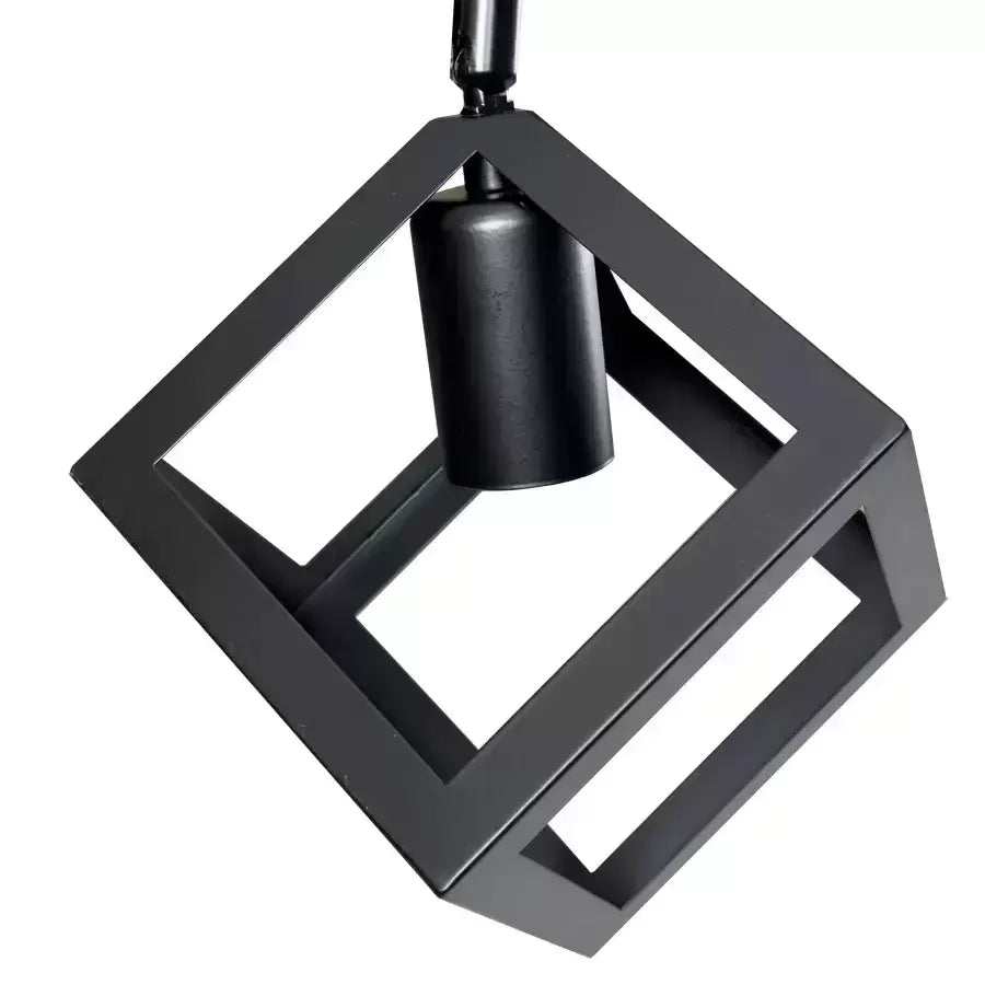 Πολυέλαιος FORMA CUB -STRUKTUR Trio, 3xE27, Black, Metal Industrial Chandeliers Προεπιλεγμένος τίτλος Alessandro Design