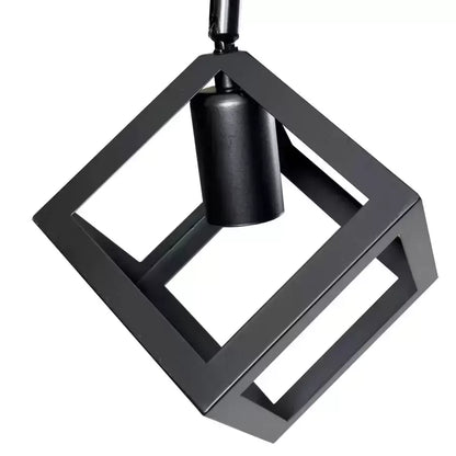 Πολυέλαιος FORMA CUB -STRUKTUR Trio, 3xE27, Black, Metal Industrial Chandeliers Προεπιλεγμένος τίτλος Alessandro Design