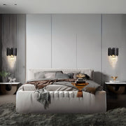 BLOIS Piccolo Cristal Chandelier Light, 2xE14, Μαύρο προεπιλεγμένα φώτα τοίχου εσωτερικού χώρου Τίτλος Alessandro Design