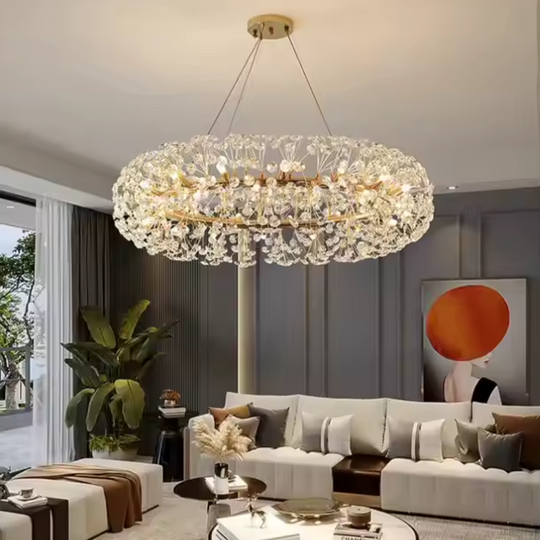 Crystal Chandelier SEGOVIA Magno 12x E14, Διάμετρος 60cm, Γυαλιστερό χρυσό, Ρυθμιζόμενο ύψος Κρυστάλλινοι πολυέλαιοι Προεπιλεγμένος τίτλος Alessandro Design