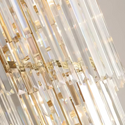 Crystal Chandelier BLOIS Ascender E14, Διάμετρος 60cm, Χρυσό, Ρυθμιζόμενο Ύψος Crystal Chandeliers Προεπιλεγμένος τίτλος Alessandro Design