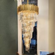 Crystal Chandelier BLOIS Ascender E14, Διάμετρος 60cm, Χρυσό, Ρυθμιζόμενο Ύψος Crystal Chandeliers Προεπιλεγμένος τίτλος Alessandro Design