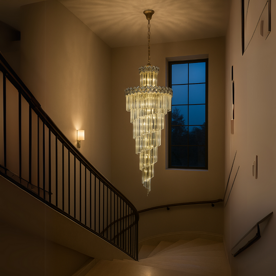 Crystal Chandelier WINDSOR Ascender, 26xE14, Διάμετρος 60cm, Γυαλιστερό Chrome, Ρυθμιζόμενο ύψος Crystal Chandeliers Προεπιλεγμένος τίτλος Alessandro Design