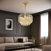 Crystal Chandelier FONTAINEBLEAU Eleganza, 9x E14, Διάμετρος 45cm, Χρυσό, Ρυθμιζόμενο Ύψος Crystal Chandeliers Προεπιλεγμένος τίτλος Alessandro Design