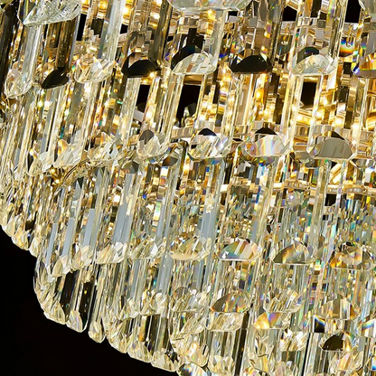 Crystal Chandelier FONTAINEBLEAU Supremo, 15x E14, Διάμετρος 75cm, Χρυσό, Ρυθμιζόμενο Ύψος Crystal Chandeliers Προεπιλεγμένος τίτλος Alessandro Design