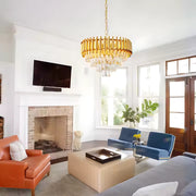 Crystal Chandelier VERSAILLES Magno 8x E14, Διάμετρος 60cm, Χρυσό, Ρυθμιζόμενο ύψος Crystal Chandelier Προεπιλεγμένος τίτλος Alessandro Design