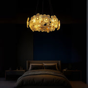 Κρυστάλλινος πολυέλαιος LED, Cadenza Allegro 40W, Διάμετρος 48 cm, Ρυθμιζόμενο Ύψος, Χρυσό, Ζεστό/Ψυχρό/Ουδέτερο φως 3000K/4000K/6000K, Μεταλλικός και κρύσταλλος πολυέλαιος Προεπιλεγμένος τίτλος Alessandro Design