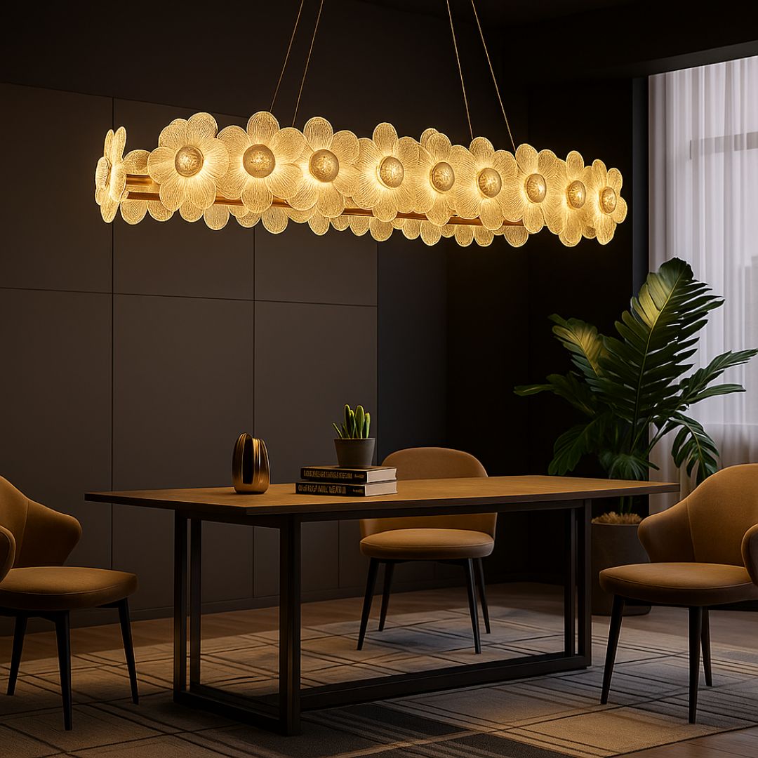 Crystal Chandelier Cadenza Allegro, 80W, Ζεστό/Ουδέτερο/Ψυχρό φως, Ρυθμιζόμενο ύψος, Χρυσοί Κρυστάλλοι Πολυέλαιοι Προεπιλεγμένος τίτλος Alessandro Design