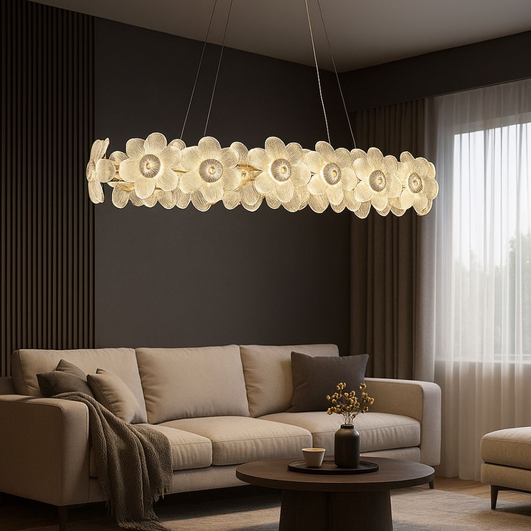 Crystal Chandelier Cadenza Allegro, 80W, Ζεστό/Ουδέτερο/Ψυχρό φως, Ρυθμιζόμενο ύψος, Χρυσοί Κρυστάλλοι Πολυέλαιοι Προεπιλεγμένος τίτλος Alessandro Design