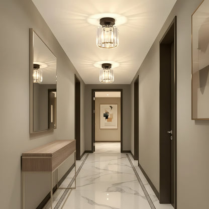 Classic Chandelier, Georgian, 1x E27, Glass Shade, Black, Metal and Glass Classic Chandeliers Προεπιλεγμένος τίτλος Alessandro Design