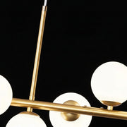 LOFT Pavilion Modern Light Bulb Chandelier, 11x G9, Gold, Metal, Adjustable Height Modern Chandeliers Προεπιλεγμένος τίτλος Alessandro Design