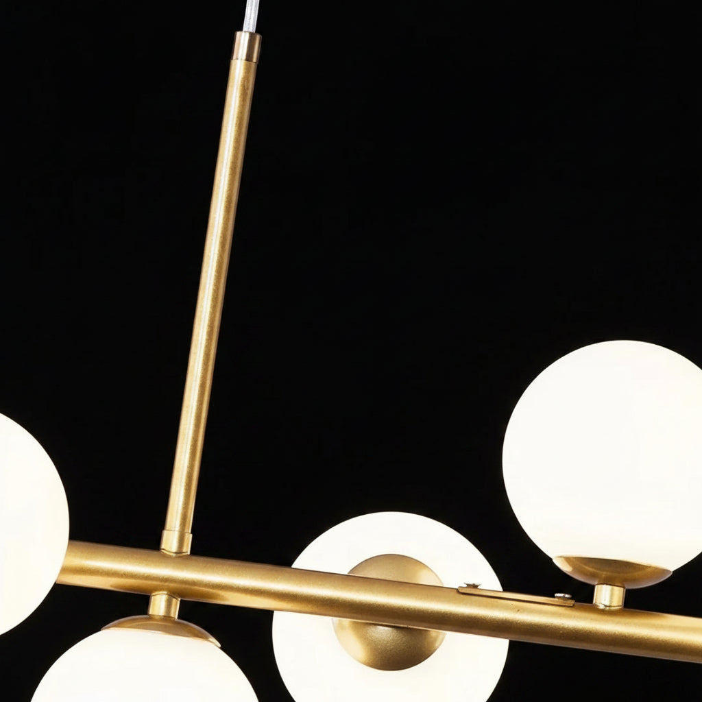 LOFT Pavilion Modern Light Bulb Chandelier, 11x G9, Gold, Metal, Adjustable Height Modern Chandeliers Προεπιλεγμένος τίτλος Alessandro Design