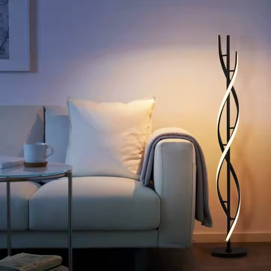 Λάμπα LED Upsilon, 27W, 3000K/ 4000K/ 6000K, Metal and Acrylic, Black Veioze & Προεπιλεγμένος Τίτλος Alessandro Design