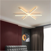 Πολυέλαιος LED με τηλεχειριστήριο ZOE, 40W, Κρύο/Ζεστό/Ουδέτερο φως, Ρυθμιζόμενο, Λευκός πολυέλαιος LED με τηλεχειριστήριο Προεπιλεγμένος τίτλος Alessandro Design