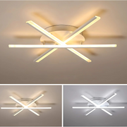 Πολυέλαιος LED με τηλεχειριστήριο ZOE, 40W, Κρύο/Ζεστό/Ουδέτερο φως, Ρυθμιζόμενο, Λευκός πολυέλαιος LED με τηλεχειριστήριο Προεπιλεγμένος τίτλος Alessandro Design