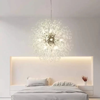 Ricky Crystal Pendant 12x G9 Silver Modern Candelabra Προεπιλεγμένος τίτλος Alessandro Design