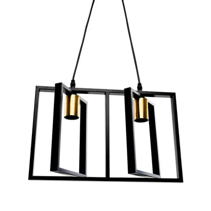 Patrisi Pendant 2x E27 Black Luster Industrial Προεπιλεγμένος τίτλος Alessandro Design