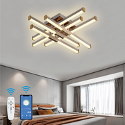 Πολυέλαιος LED με Τηλεχειριστήριο AXIAL, 83W, 6 Στοιχεία, Κρύο/Ζεστό/Ουδέτερο φως, Ρυθμιζόμενο, Λευκός πολυέλαιος LED με Τηλεχειριστήριο Προεπιλεγμένος τίτλος Alessandro Design