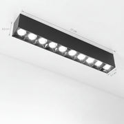 Γραμμικό πλέγμα προβολέα LED Εφαρμοσμένο 15 W, ουδέτερο φως 4000K, 10 πηγές, 27 x 3,5 x 6,5 cm φώτα οροφής LED Προεπιλεγμένος τίτλος Alessandro Design