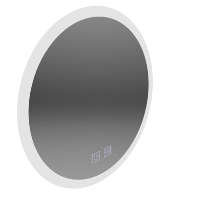 Στρογγυλός καθρέφτης LED, 50cm, Noxia Touch, Cold Light, Demister System, Dimmable