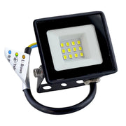 Προβολέας LED 10W 6000K IP65 220-230V 12 πηγές Μαύρη μεταλλική θήκη Προϊόντα LED Προεπιλεγμένος τίτλος Alessandro Design