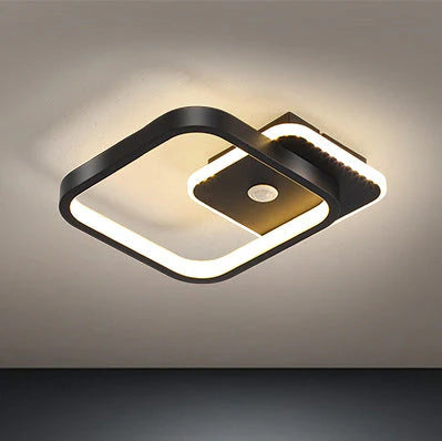 Πολυέλαιος LED με αισθητήρα κίνησης PS510BK, 15W, κρύο/θερμ/ουδέτερο φως 3000K/4000K/6000K, μεταλλικοί και ακρυλικοί πολυέλαιοι LED Προεπιλεγμένος τίτλος Alessandro Design