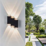 Φωτιστικό τοίχου LED AX232, Outdoor, 6 Sources, 6W, Black, 3000K Φωτιστικά τοίχου εξωτερικού χώρου Προεπιλεγμένος τίτλος Alessandro Design
