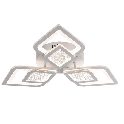Πολυέλαιος LED με τηλεχειριστήριο DALIA 67W, 3 πέταλα, κρύο/θερμ/ουδέτερο φως, ρυθμιζόμενο, λευκός πολυέλαιος LED με τηλεχειριστήριο Προεπιλεγμένος τίτλος Alessandro Design